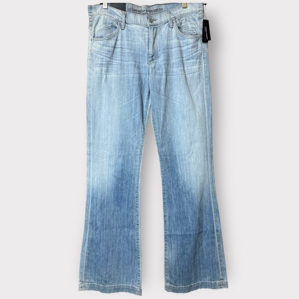 Citizen of Humanity Low Waist Hutton Wide Leg Size 32 NWT